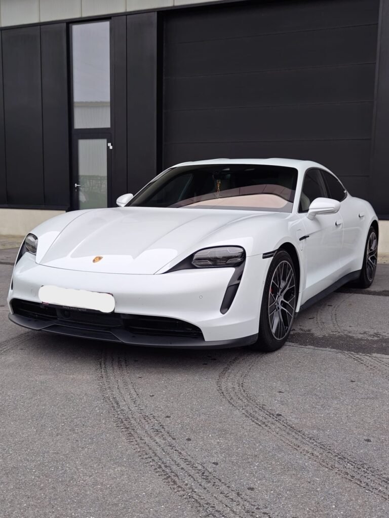 Porsche Taycan exterior wash en detail