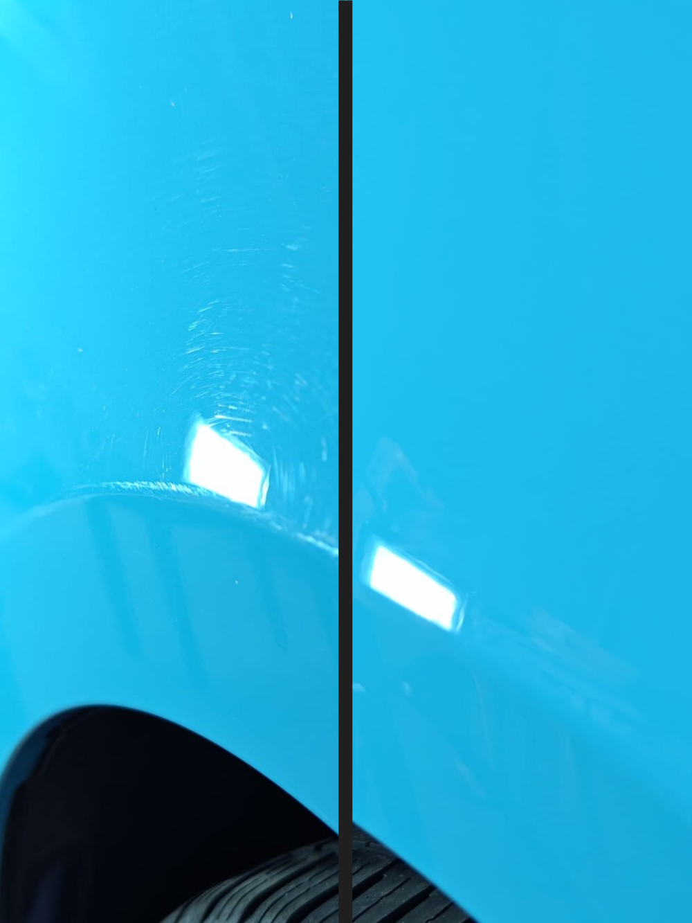 Polijsten voor en na